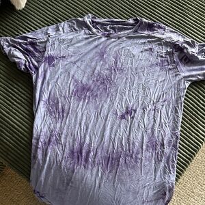 Vitality men’s tie-dye tshirt size medium. Purple